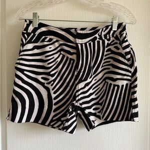 Trina Turk Zebra Print Shorts